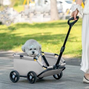 Pet Stroller Portable Lightweight Pet Trolley